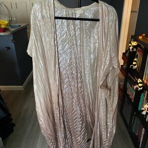 Free Prople Rose Gold Ombré Kimono/Wrap, OS
